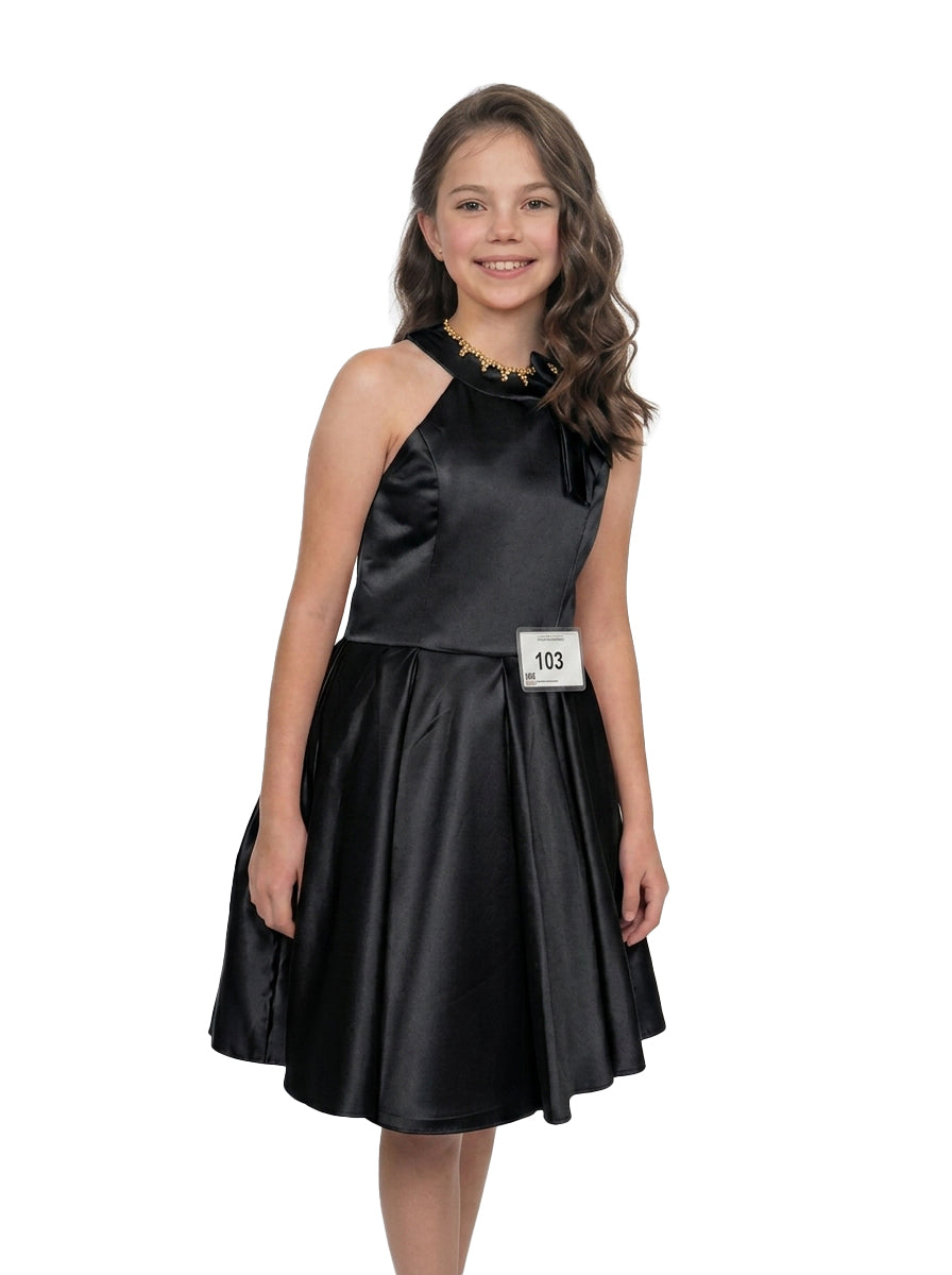 GIRWEM ST10001 Black Short Dress