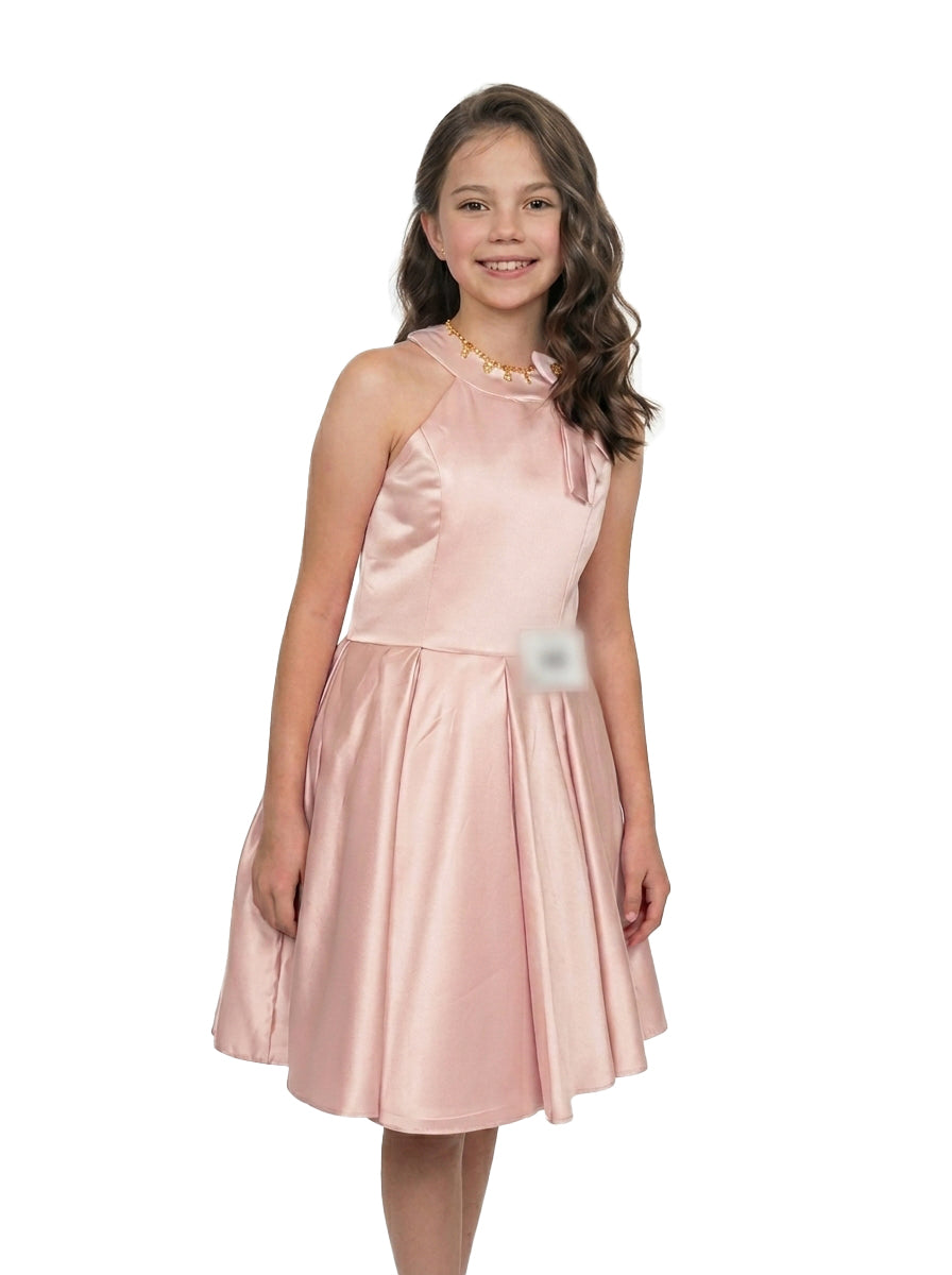 GIRWEM ST10001 Blush Pink Short Dress