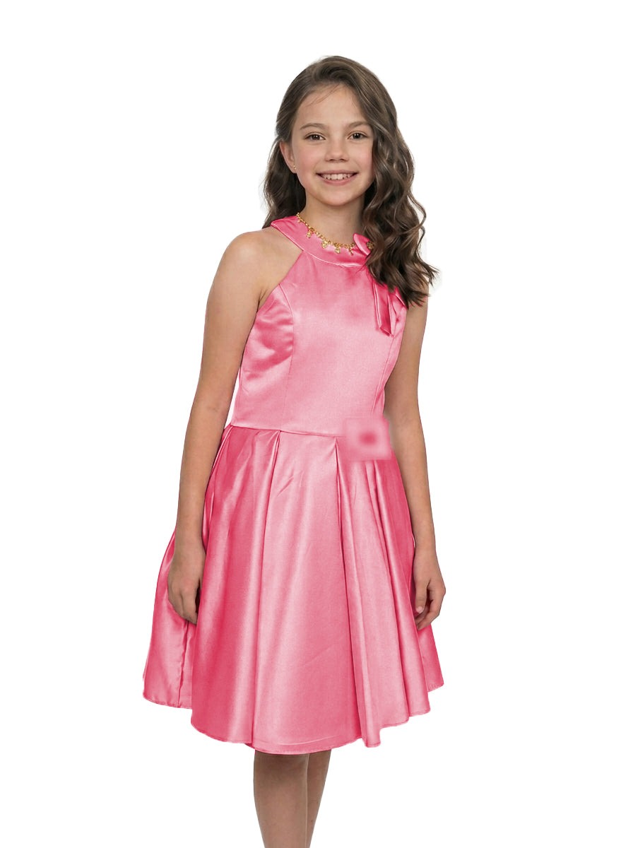 GIRWEM ST10001 Hot Pink Short Dress