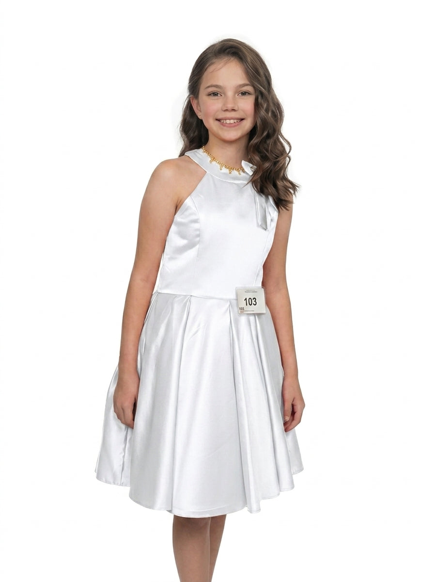 GIRWEM ST10001 White Short Dress