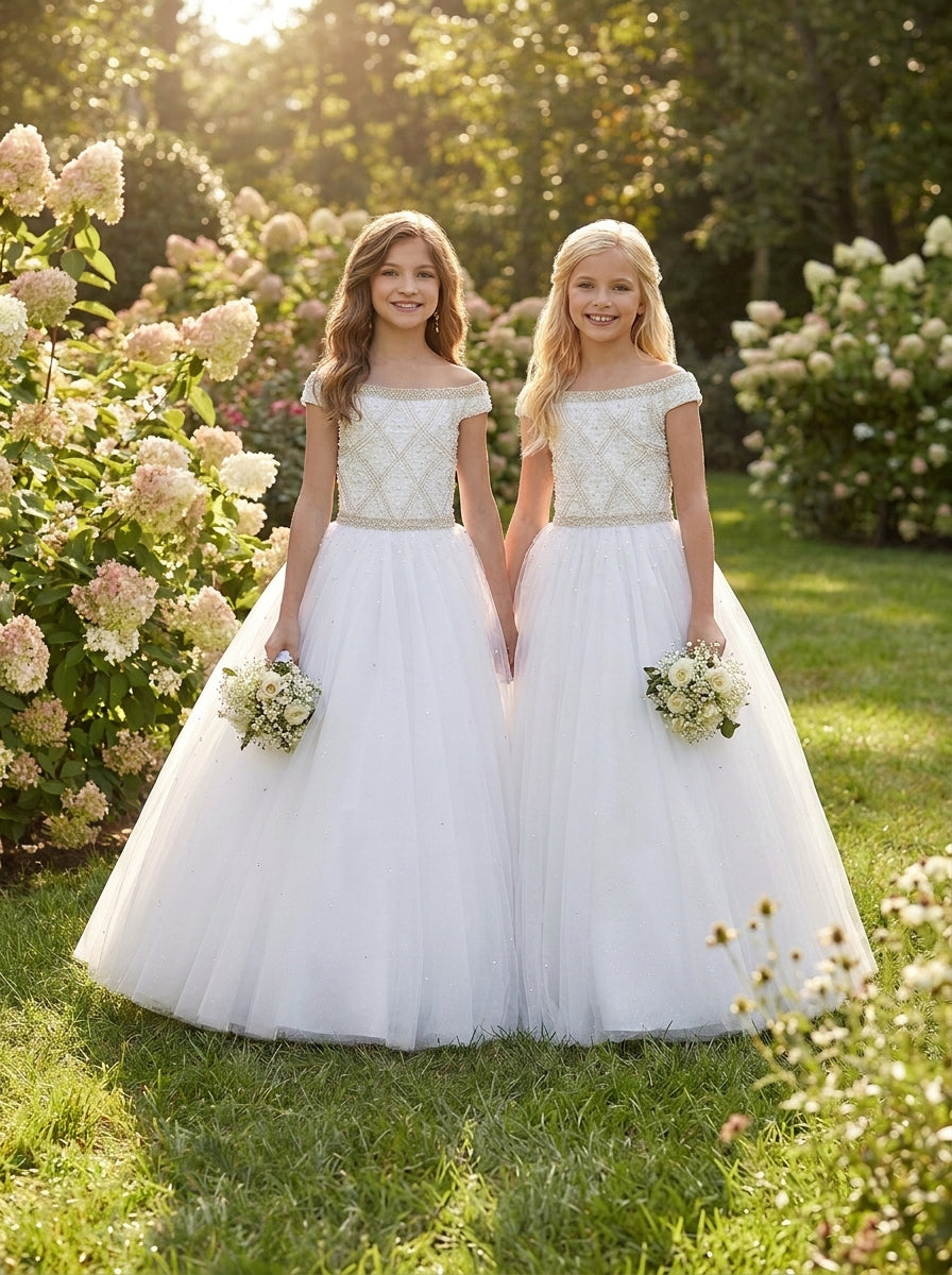 First Holy Communion Dress for Girls in Gardon