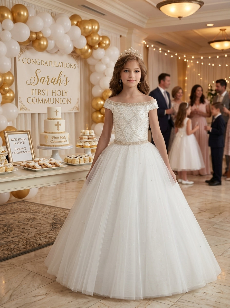 First Holy Communion Dress Front